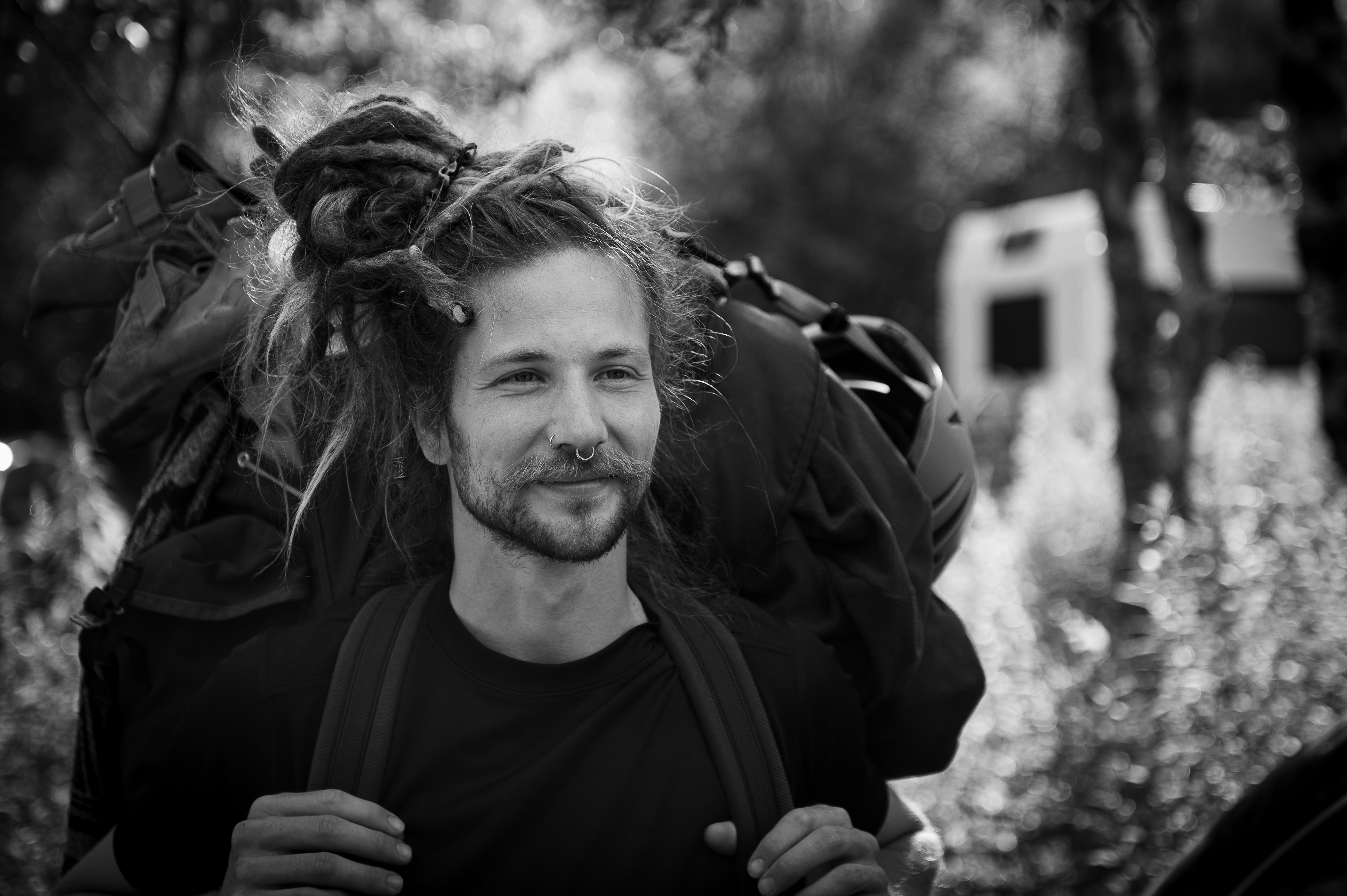 Expedition climber on ridge